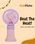 Purple Handfan Chargeable