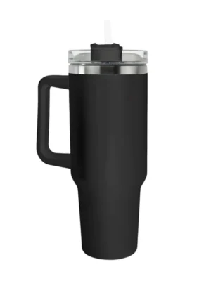 1200ml Tumbler with Handle & Straw – 40oz Leakproof Stainless Steel