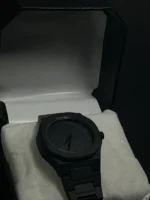 Arabic Aura Full Black Luxury Waterproof Wrist Watch - Image 4