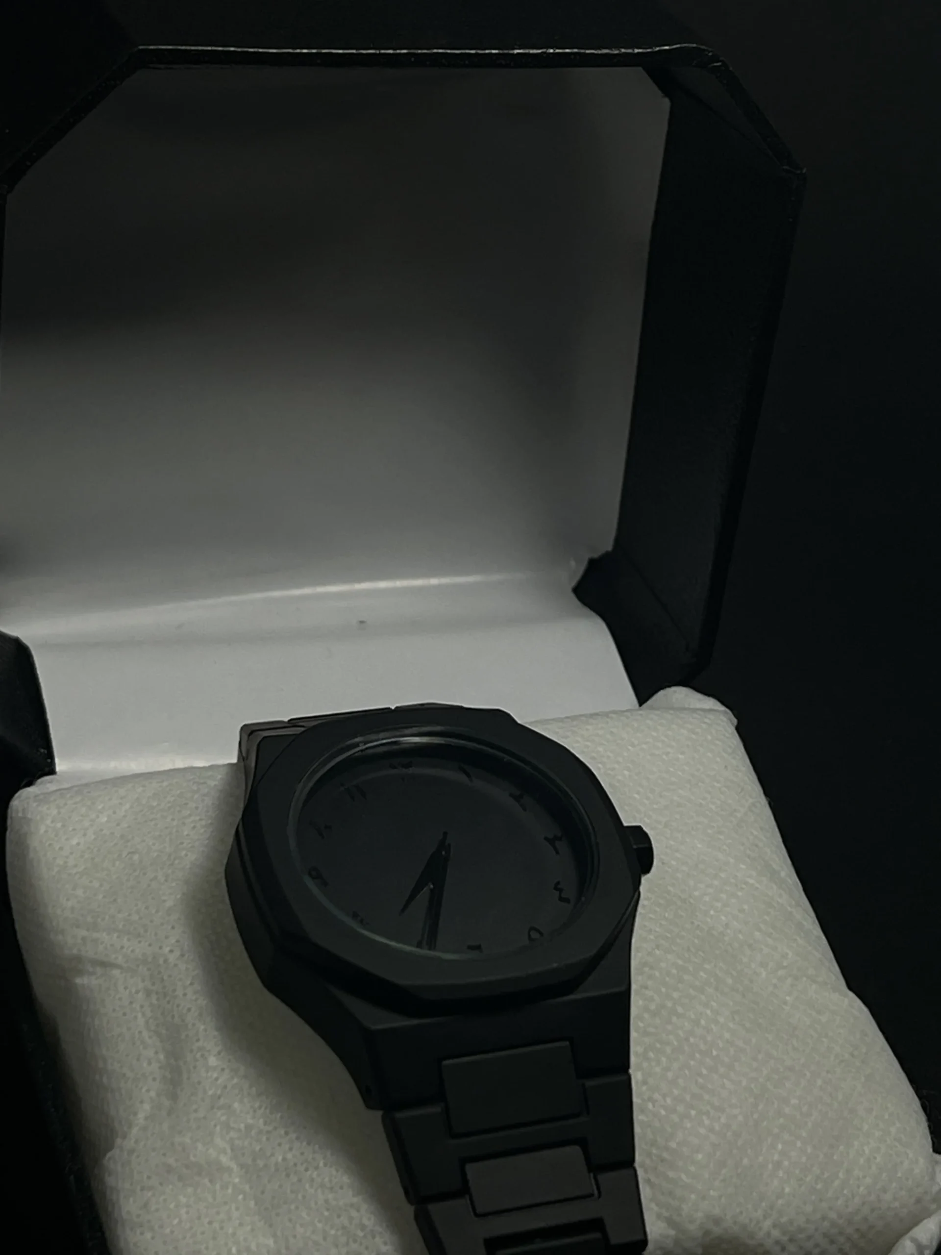 2 Arabic Aura Full Black Luxury Waterproof Wrist Watch - Image 4