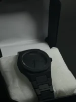 Arabic Aura Full Black Luxury Waterproof Wrist Watch - Image 3