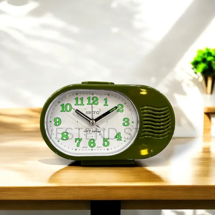 1 SETO Azan Alarm Clock – Loud Sound, Built-in Light, Double Alarm, Premium Quality - Image 1