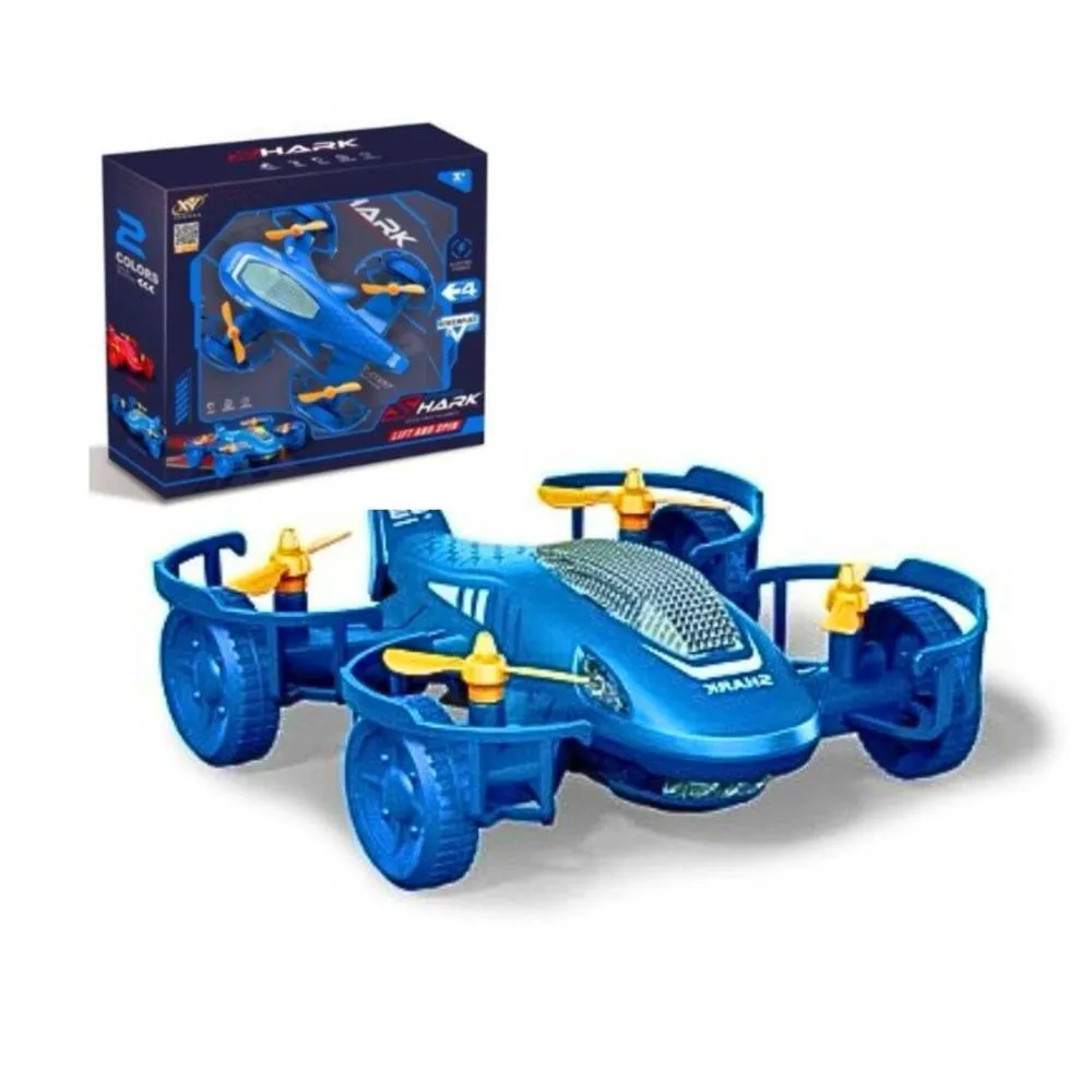 1 Shark Stunt Car | 360° Rotating Toy Car with Lights & Sound - Image 1