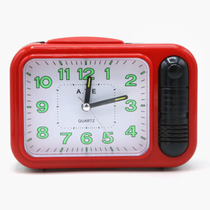 Alarm Clock 687 – Classic Red Analog Table Clock