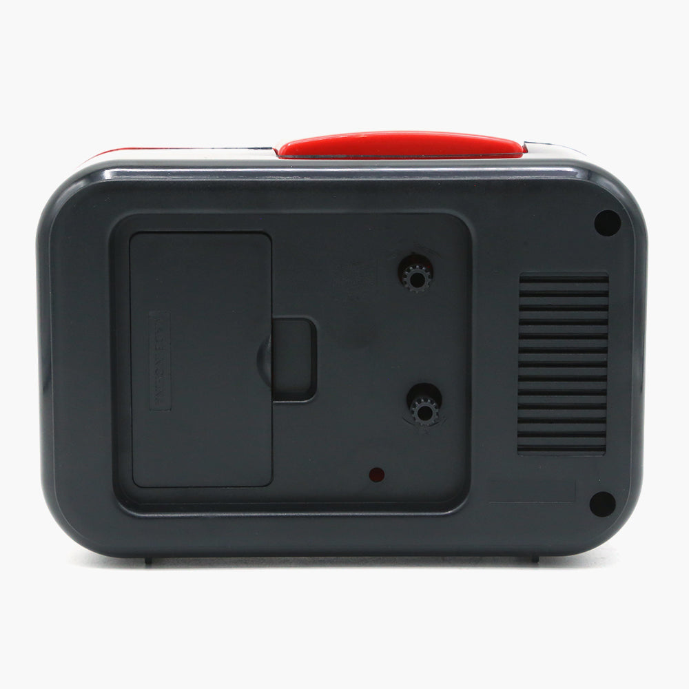 2 Alarm Clock 687 – Classic Red Analog Table Clock - Image 3