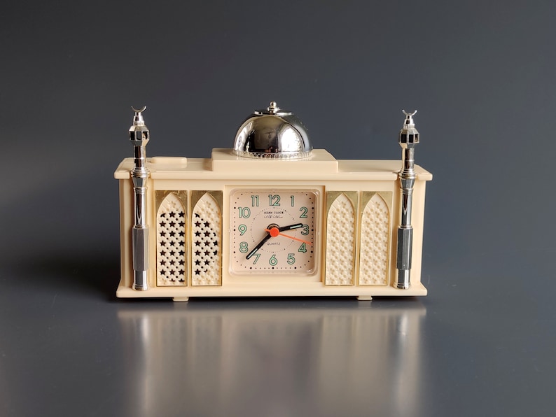 6 Vintage AZAN Clock – Mosque Shaped Call to Prayer Alarm Clock with Light & Sound - Image 6