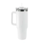 30 oz Stainless Steel Coffee Mug with Lid & Straw – Double Wall Insulated Travel Cup - Image 3