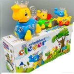 Elephant with Family Musical Toy | Durable Plastic & Colorful Lights - Image 2