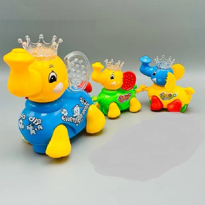 toy-family-elephnt-j Elephant with Family Musical Toy | Durable Plastic & Colorful Lights - Image 3